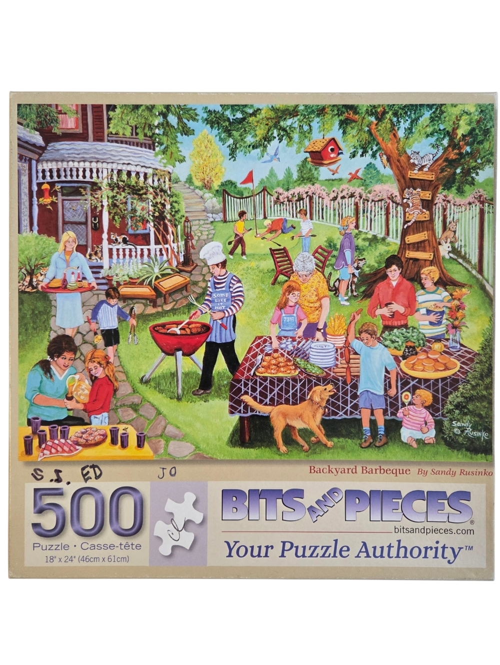 Bits And Pieces - Backyard Barbeque - 500 Piece Jigsaw Puzzle